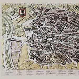 Map of Madrid by F