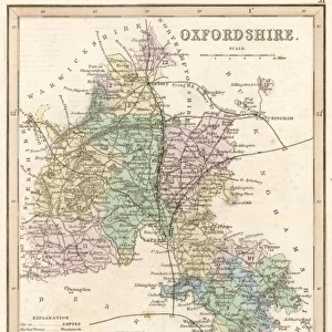 Map / Oxfordshire C1857