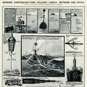 Mending Atlantic cables by G. H. Davis