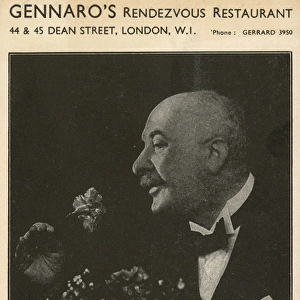 Mr Gennaro of Gennaros Rendezvous Restaurant