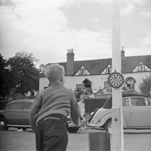 Playing Darts, Worcestershire