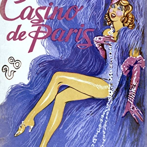 Poster for Mistinguett, Casino de Paris 1937