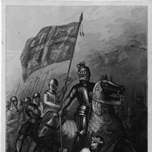 Prince Edward rescuing his father at Battle of Evesham