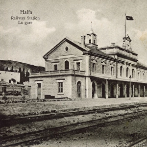 Railway station at Haifa, Northern Israel
