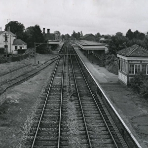 Railway station at Hailsham, East Sussex