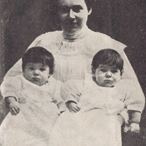 The Rocky Twins and their mother c. 1912