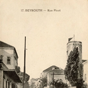 Rue Georges-Picot in Beirut (Beyrouth), Lebanon