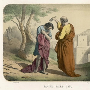 Saul Anointed by Samuel