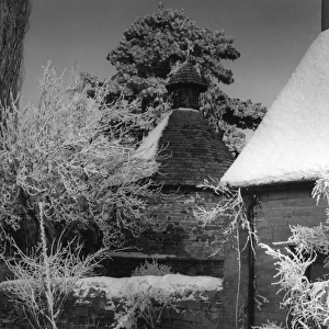 Snow-Covered Dovecote