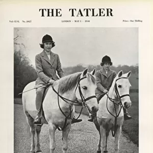 Tatler front cover featuring Princess Elizabeth & Margaret o