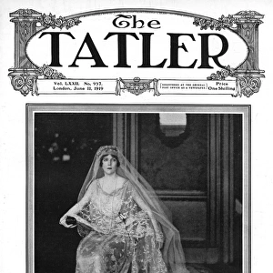 Tatler cover - Lady Diana Manners on her wedding day