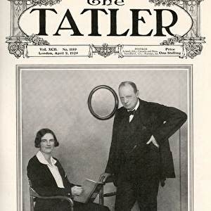 Tatler front cover - Winston and Clementine Churchill