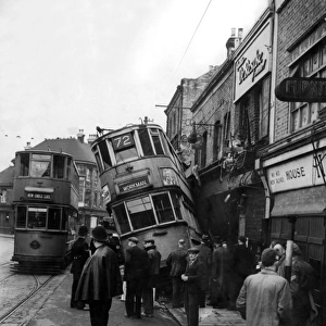 Tram Crash, Woolwich, London