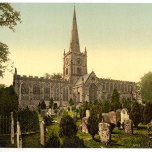 Trinity Church yard, Stratford-on-Avon, England