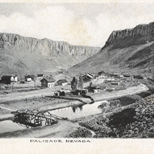 View of Palisade, Nevada, USA