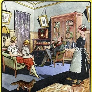 Family life, 1930s artwork