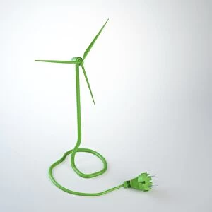 Green energy, conceptual artwork F006 / 3871