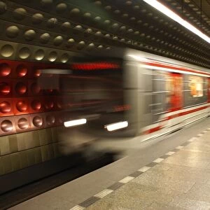 Prague metro station