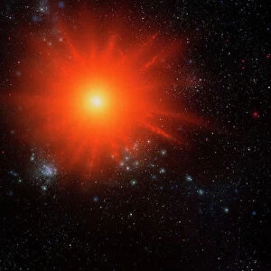 Red dwarf star