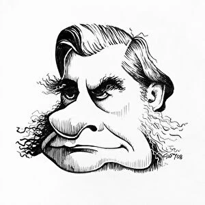 Thomas Huxley, caricature