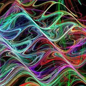 Waveforms, abstract artwork