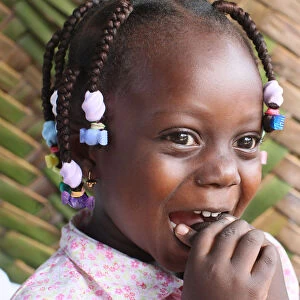African girl, Lome, Togo, West Africa, Africa