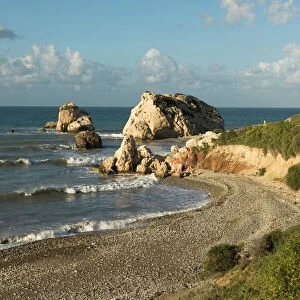 Aphrodites Rock, Paphos, UNESCO World Heritage Site, South Cyprus, Cyprus, Mediterranean, Europe