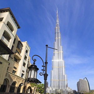 Burj Khalifa, the tallest man made structure in the world at 828 metres
