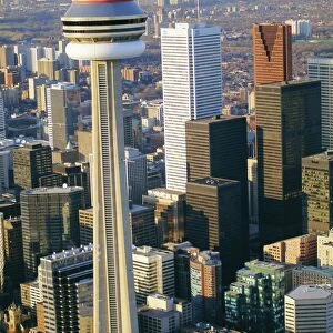 CN Tower and skyline of Toronto, Ontario, Canada