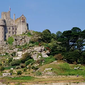 St Michaels Mount, Castle, Cornwall, England, UK