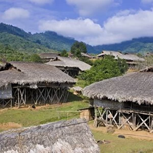 Traditional village, Paia near Along, Arunachal Pradesh, Northeast India, India, Asia