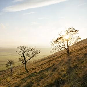 View from Mam Tor, Peak District, Derbyshire, England, United Kingdom, Europe