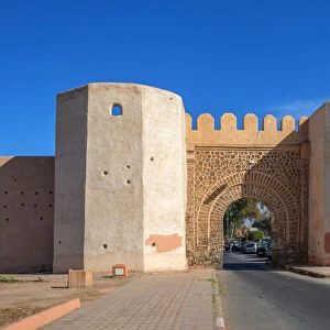 City gate Bab Doukkala, Marrakech, Morocco