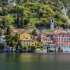 The picturesque and colorful village of Varenna, Lake Como, Lombardy, Italy