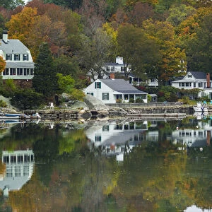 USA, Massachusetts, Gloucester, Annisquam, Lobster Cove, autumn