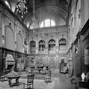 View of the great hall, Craighouse Asylum, Edinburgh. The building is now part of Napier University