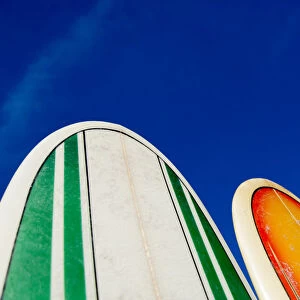 Mexico, Baja California, Baja de Sur, Cerritos Beach, surfboard rental shop. PR