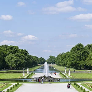 Nymphenburg Palace and Park in Munich. Nymphenburg Palace, with its Park, gardens