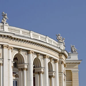 Ukraine, Odessa. Historic Odessa Opera House & Theater, neo-baroque Italian style, circa 1887