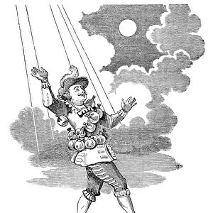 CYRANO de BERGERAC (1619-1655). French writer and soldier. Travelling to the moon