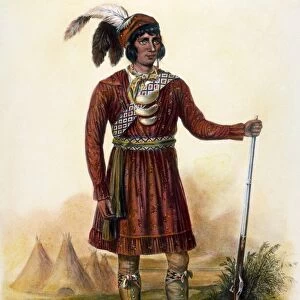 OSCEOLA (c1804-1838). Native American leader. American lithograph, 1842