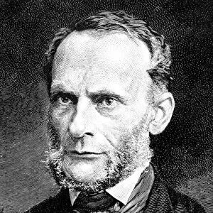 RUDOLF CLAUSIUS (1822-1888). Rudolph Julius Emanuel Clausius. German mathematical physicist. Wood engraving, late 19th century