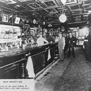 Steve Brodies bar in New York City, c. 1895