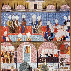 SULEIMANs MINISTERS. Meeting of Sultan Suleiman the Magnificents ministers