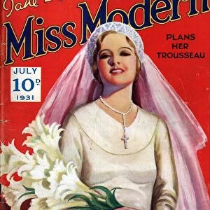 Miss Modern 1931 1930s UK brides weddings magazines