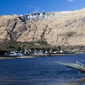 The Corran ferry heading westwards across Loch Linnhe, Highland Region, Scotland