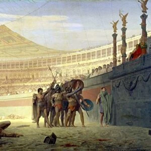 Jean Leon Gerome (1824-1904) 1859: Hail Caesar We who are about to die salute you