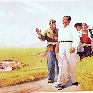 Mao Tse - Tung (Mao Zedong), Chinese propaganda poster