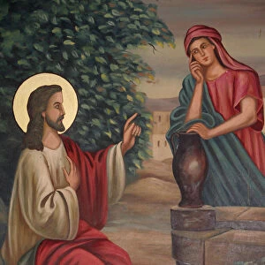 Saint Anthony coptic church painting