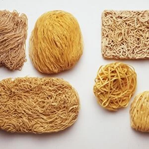 Various types of noodles